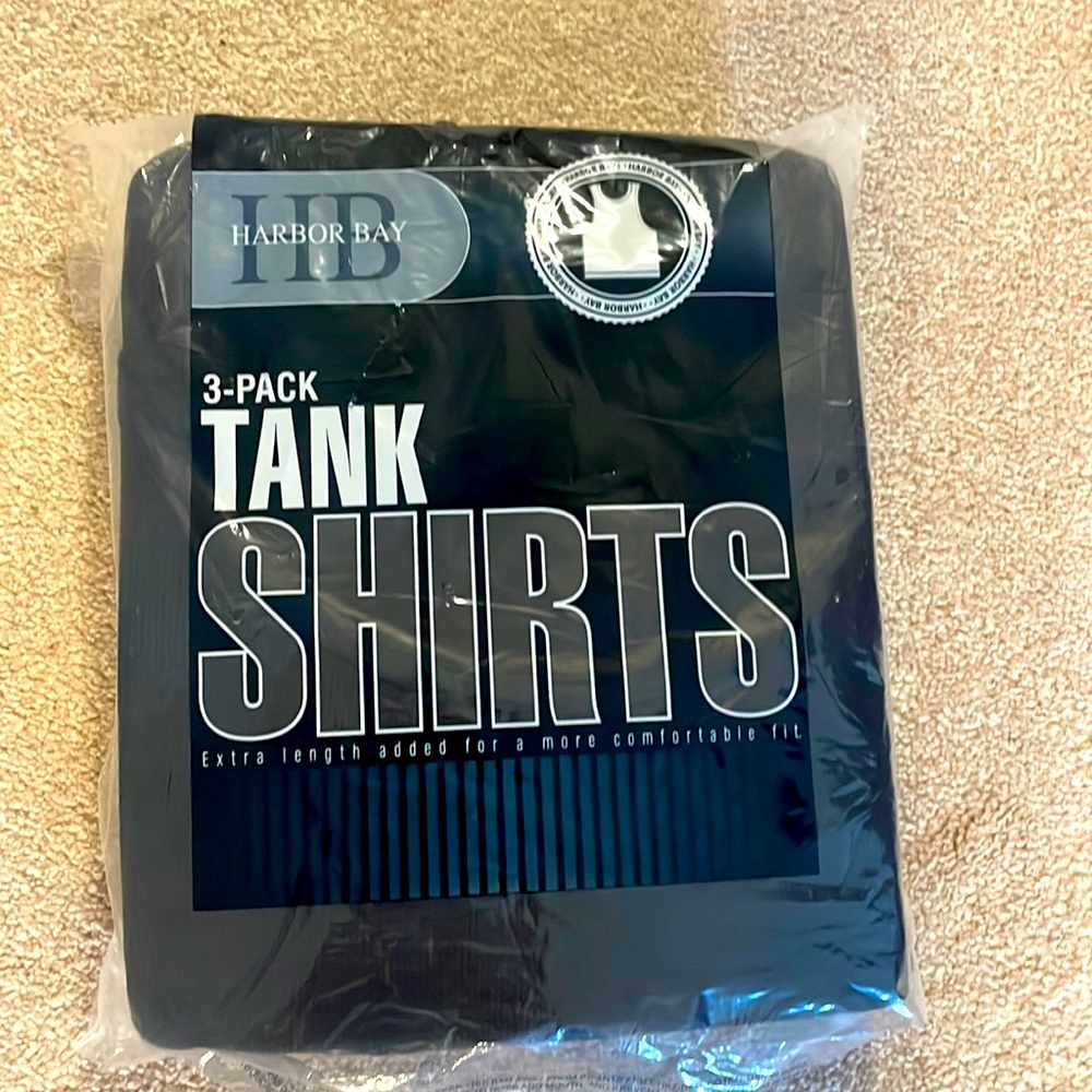 Harbor Bay tank shirts 3 pack